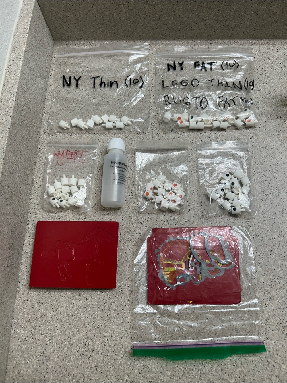 Mix Pack of 71 Spray Paint Caps Male Valve for Female Cans Graffiti Art + Mop
